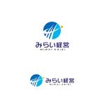 atomgra (atomgra)さんの経理代行・経営ｺﾝｻﾙﾀﾝﾄ・就労支援　「みらい経営」　のロゴへの提案