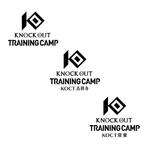 atomgra (atomgra)さんのトレーニングジム「KNOCK OUT TRAINING CAMP」のロゴデザインへの提案