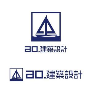 j-design (j-design)さんの新社名「あお建築設計㈱」新屋号ao建築設計のロゴへの提案