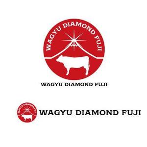j-design (j-design)さんのオリジナルブランド和牛『WAGYU DIAMOND FUJI』のロゴへの提案
