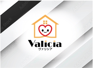 Q-Design (cats-eye)さんの注文住宅会社商品の「valicia」（ヴァリシア）のロゴ（商標登録なし）への提案