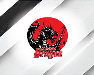 Q-Design (cats-eye)さんのトローリングチーム　Team Dragon のイラストへの提案