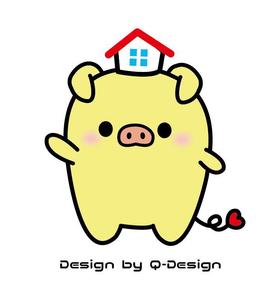 Q-Design (cats-eye)さんの不動産会社の企業キャラクター　youtube/オリジナルグッズへの提案