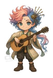 Q-Design (cats-eye)さんのライブイベント【音歌楽座】のキャラクター【音優羽（オトハ）】デザイン制作への提案