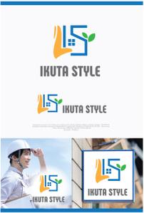 Q-Design (cats-eye)さんの不動産会社「長澤商事」×「IKUTA STYLE」のロゴへの提案