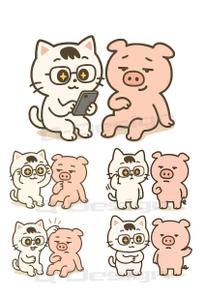 Q-Design (cats-eye)さんのコーポレートサイトのイメージキャラクターへの提案