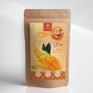KaoriA Design (lilythelily)さんの食品パッケージ「ドライマンゴー」のシールデザインへの提案
