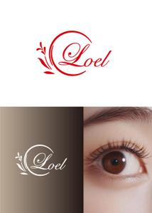 CROWN DESIGN (usui0122)さんのアイラッシュ・マツエクサロン『Loel(ロエル)』のロゴの作成への提案