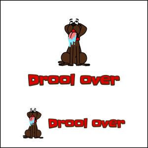 N (niiyan)さんの犬のオヤツ製造販売のお店　［Drool over］のロゴへの提案