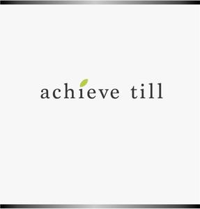 mizuno5218 (mizuno5218)さんの美容室「achieve till」のロゴ制作依頼＋記念エコバッグロゴ制作依頼への提案