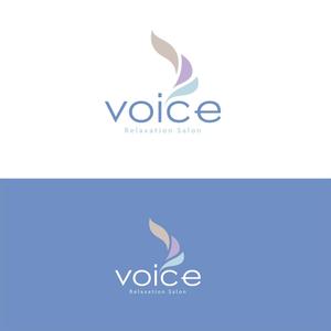 cham (chamda)さんのエステサロン「voice」のロゴへの提案