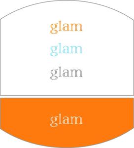 yuki520さんの美容室「glam」のロゴへの提案