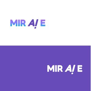 上忠 (uetyu)さんの未来教育株式会社の企業ロゴ。「MIRAIE」　をブランドロゴとし、その文字の中のＡＩを色変化への提案