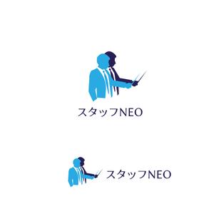 上忠 (uetyu)さんの人材派遣会社『スタッフNEO』のロゴへの提案
