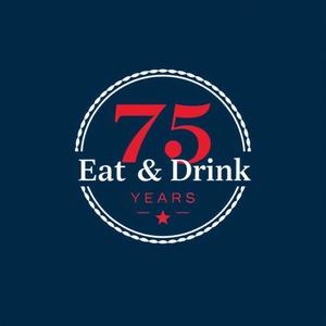 ピーター (iru1)さんの「福岡市中央料飲店組合」創立75周年ロゴへの提案