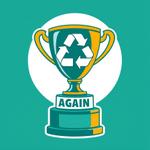 ピーター (iru1)さんのトロフィやカップをREUSEして新しいプラスチック製品を減らすことを目指す、新ブランドのロゴの依頼への提案