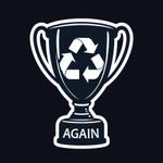 ピーター (iru1)さんのトロフィやカップをREUSEして新しいプラスチック製品を減らすことを目指す、新ブランドのロゴの依頼への提案