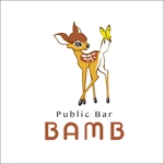 加藤　寛 (sp7d75q9)さんの飲食店「Public Bar BAMBI」のロゴへの提案