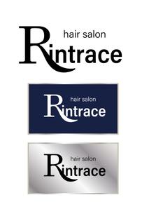 Ganzo (ganzo)さんのヘアサロン「Rintrace」のロゴへの提案