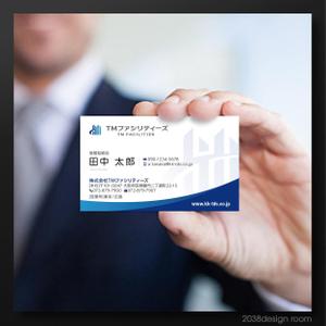 2038 design room (2038design)さんの株式会社TMファシリティーズ　名刺　裏表デザインへの提案