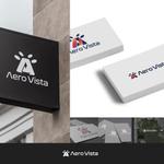 D-Design (dorisuke)さんのドローン事業「Aero Vista」のロゴへの提案
