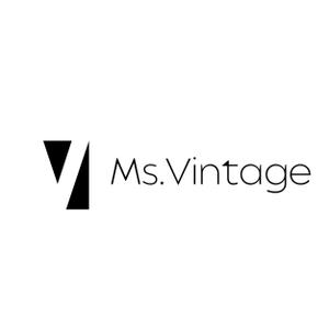 fontoknak (fontoknak)さんの中古ラグジュアリーブランドショップ「Ms.Vintage」のロゴ制作への提案