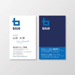 T-aki (T-aki)さんの不動産会社「株式会社ブルー不動産」の名刺デザインへの提案