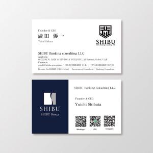 T-aki (T-aki)さんの【特別感のある名刺の作成依頼】ドバイでの資産運用をサポートする会社の名刺への提案