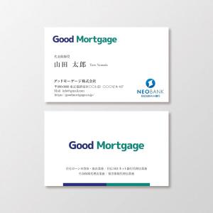 T-aki (T-aki)さんの住信SBIネット銀行代理業者「グッドモーゲージ株式会社」の名刺デザインへの提案