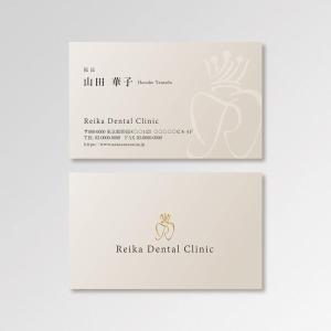 T-aki (T-aki)さんの歯科医院　院長の名刺のデザイン依頼への提案