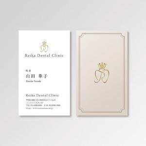 T-aki (T-aki)さんの歯科医院　院長の名刺のデザイン依頼への提案