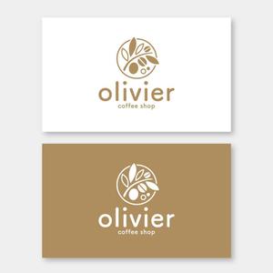 m_mtbooks (m_mtbooks)さんのコーヒーショップ「olivier」のロゴへの提案