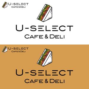 oo_design (oo_design)さんのカフェ「U-SELECT CAFE & DELI」のロゴとロゴイラストマークへの提案