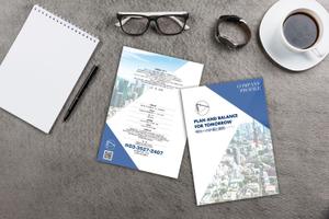 akakidesign (akakidesign)さんの空調設備工事の会社案内(パンフレット)製作【A4サイズ4ページ】への提案