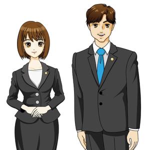 おおごえ (gui_le-ciel)さんのキャリアのある男性と女性の腰上イラスト作成（２点）への提案
