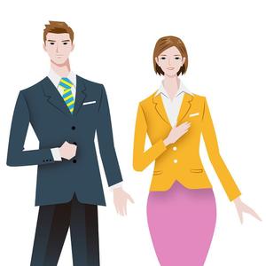 おおごえ (gui_le-ciel)さんのキャリアのある男性と女性の腰上イラスト作成（２点）への提案