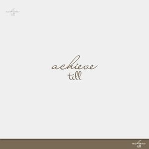 coco design (tomotin)さんの美容室「achieve till」のロゴ制作依頼＋記念エコバッグロゴ制作依頼への提案