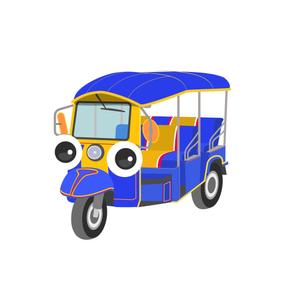 りょうてん (ryotten)さんのアジアのバイク「トゥクトゥク」をモチーフにしたキャラクター制作への提案