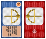 nobody (nobody)さんのカタカムナ文字（54種類）のカードデザイン作成への提案