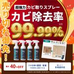 株式会社スイッチスタイル (h2ocomm)さんの【継続依頼あり】クッションファンデ―ション・カビ取りスプレーの広告バナーへの提案