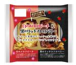 design_studio_be (design_studio_be)さんの菓子パン『白のメロウピーチ & 黒のリッチストロベリー』のパッケージデザインへの提案