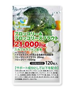 design_studio_be (design_studio_be)さんの【パッケージデザイン依頼】スルフォラファンサプリ｜肝臓・肝機能改善系サプリメント｜Amazon販売への提案