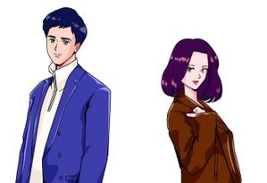 あいはらひろみ (hirohiro)さんのネオレトロ（ニューレトロ）な作風の、親子人物イラストへの提案