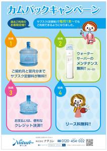 Bucchi (Bucchi)さんのウォーターサーバーのキャンセル客へのDM作成への提案