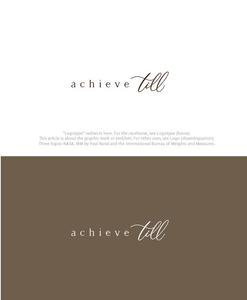 K Design Laboratory (kiyotan)さんの美容室「achieve till」のロゴ制作依頼＋記念エコバッグロゴ制作依頼への提案