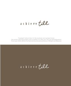 K Design Laboratory (kiyotan)さんの美容室「achieve till」のロゴ制作依頼＋記念エコバッグロゴ制作依頼への提案