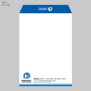 elimsenii design (house_1122)さんのエナジー・キャピタル・ホールディングスの封筒（角2、長3、横窓付）への提案