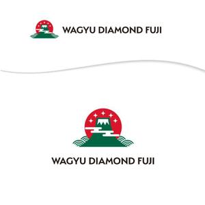 BEAR'S DESIGN (it-bear)さんのオリジナルブランド和牛『WAGYU DIAMOND FUJI』のロゴへの提案