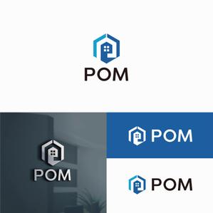 forever (Doing1248)さんの不動産会社『POM』のロゴ作成への提案
