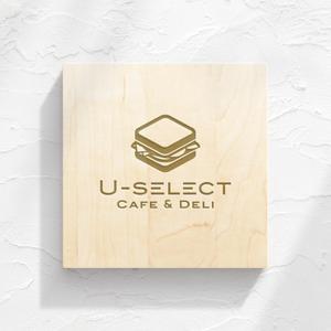 KLABO (scudo)さんのカフェ「U-SELECT CAFE & DELI」のロゴとロゴイラストマークへの提案